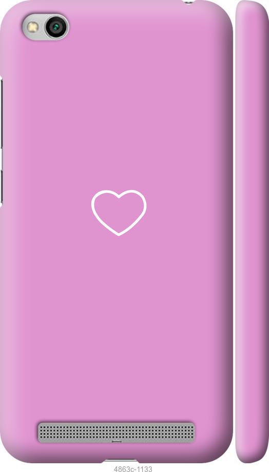Чехол на Xiaomi Redmi 5A Сердце 2