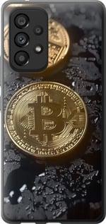 Чехол на Samsung Galaxy A53 A536E Вулканический Bitcoin