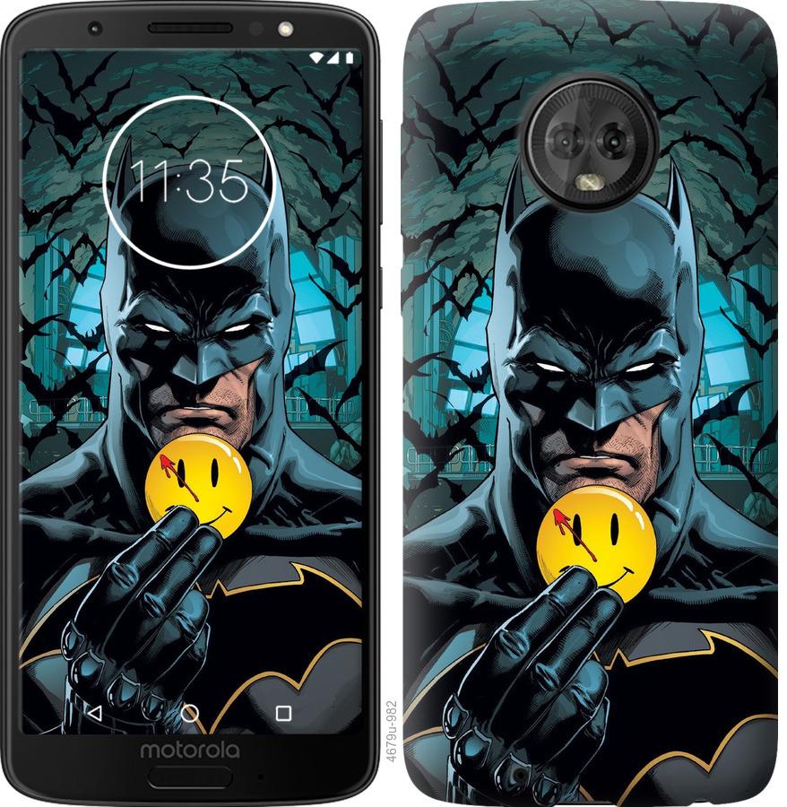 Чехол на Motorola Moto G6 Бэтмен 2
