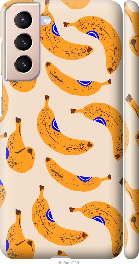 Чехол на Samsung Galaxy S21 Бананы 1