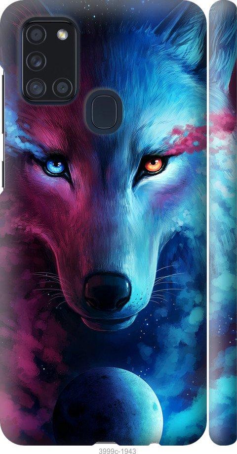 Чехол на Samsung Galaxy A21s A217F Арт-волк