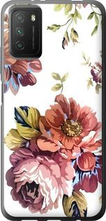 Чехол на Xiaomi Poco M3 Vintage flowers