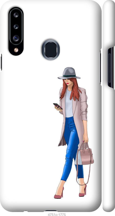 Чехол на Samsung Galaxy A20s A207F Девушка 1