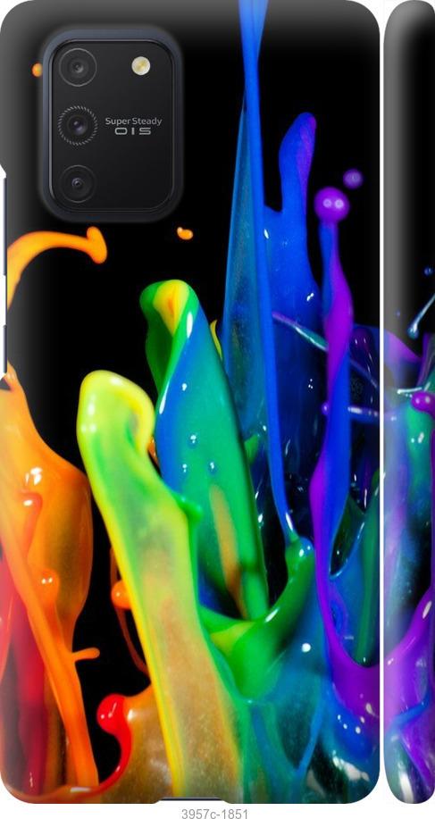 Чехол на Samsung Galaxy S10 Lite 2020 брызги краски