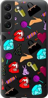 Чехол на Samsung Galaxy S22 Plus stickers