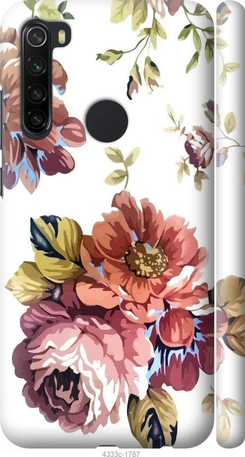 Чехол на Xiaomi Redmi Note 8 Vintage flowers