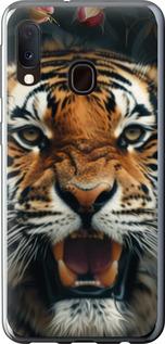 Чехол на Samsung Galaxy A20e A202F Тигровое величие