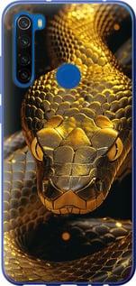 Чехол на Xiaomi Redmi Note 8T Golden snake