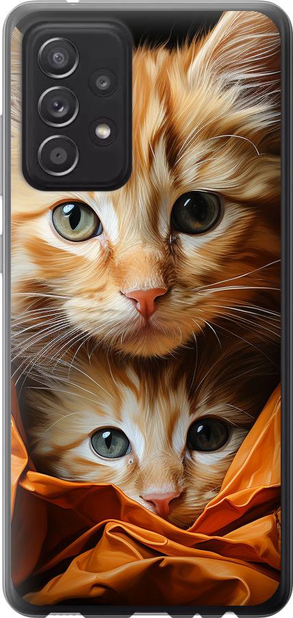 Чехол на Samsung Galaxy A52 Котики 2