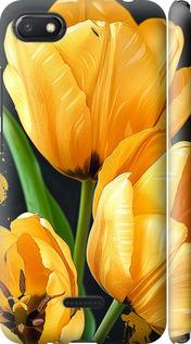 Чехол на Xiaomi Redmi 6A Желтые тюльпаны
