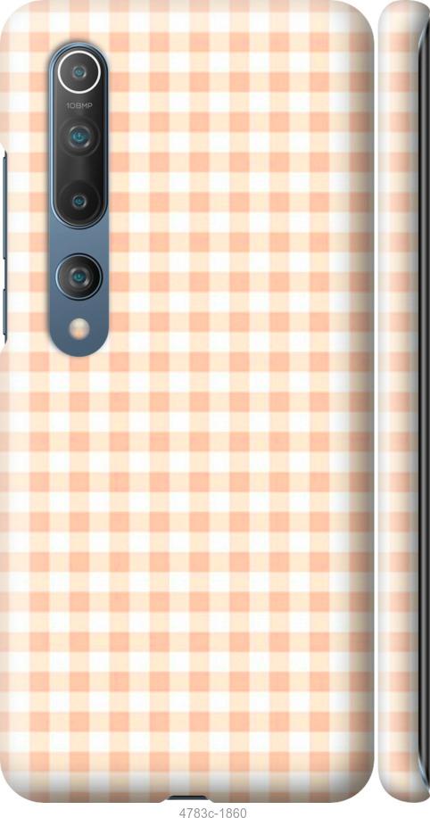 Чехол на Xiaomi Mi 10 Узор в клетку