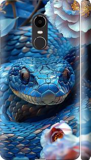 Чехол на Xiaomi Redmi Note 4X Blue Snake
