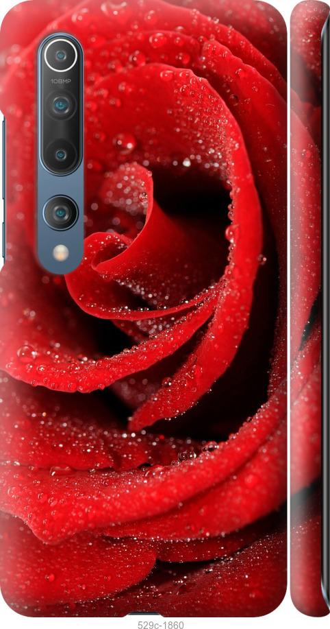 Чехол на Xiaomi Mi 10 Pro Красная роза