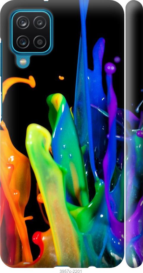 Чехол на Samsung Galaxy A12 A125F брызги краски