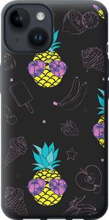 Чехол на iPhone 14 Summer ananas