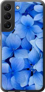 Чехол на Samsung Galaxy S22 Синие цветы