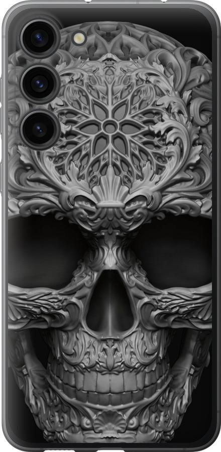 Чехол на Samsung Galaxy S23 Plus skull-ornament