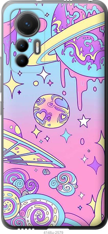 Чехол на Xiaomi 12 Lite Розовая галактика