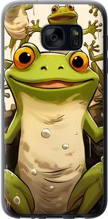 Чехол на Samsung Galaxy S7 G930F Веселая жаба