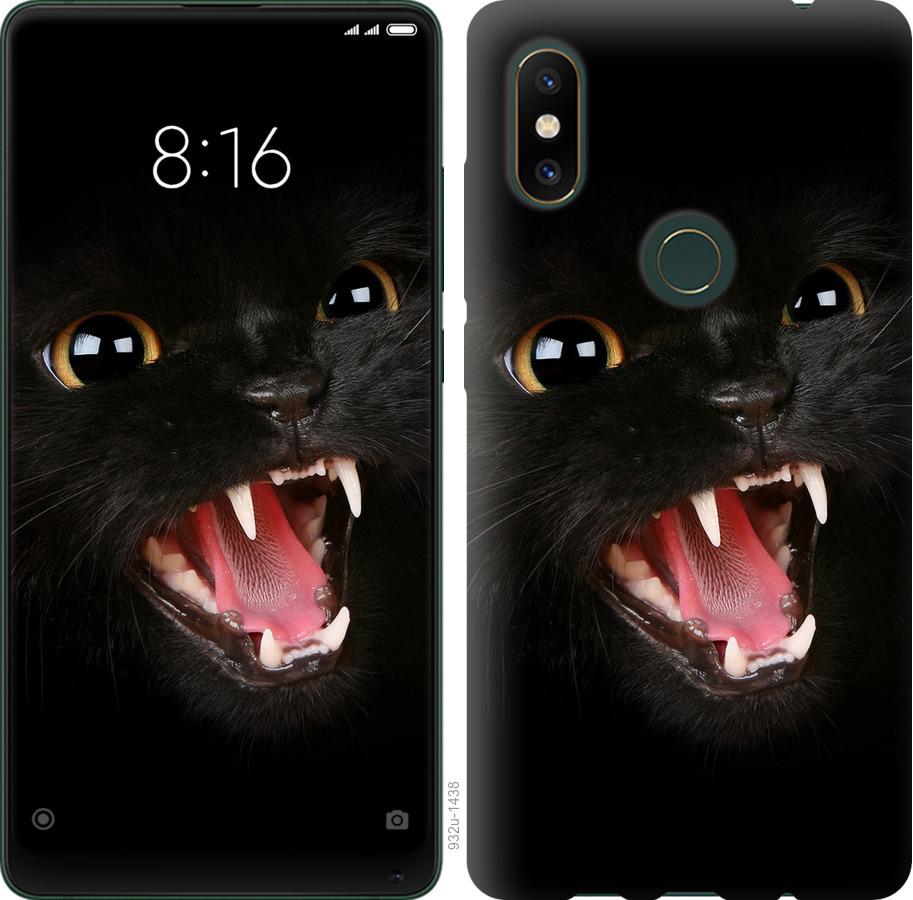 Чехол на Xiaomi Mi Mix 2s Чёрная кошка