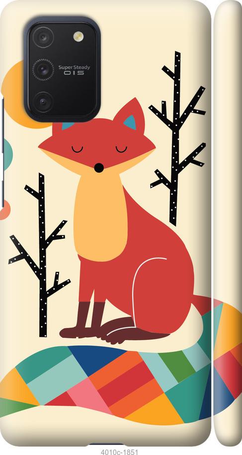 Чехол на Samsung Galaxy S10 Lite 2020 Rainbow fox