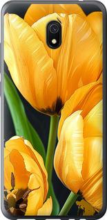 Чехол на Xiaomi Redmi 8A Желтые тюльпаны