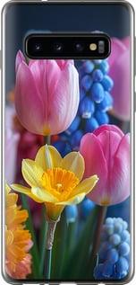 Чехол на Samsung Galaxy S10 Весенние цветы