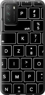 Чехол на Xiaomi Poco M3 Клавиатура