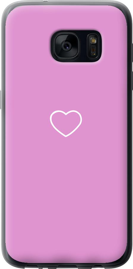 Чехол на Samsung Galaxy S7 G930F Сердце 2