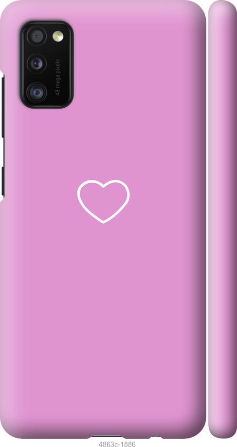Чехол на Samsung Galaxy A41 A415F Сердце 2