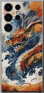 Чехол на Samsung Galaxy S24 Ultra Ярость дракона