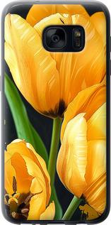 Чехол на Samsung Galaxy S7 G930F Желтые тюльпаны