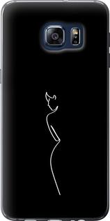 Чехол на Samsung Galaxy S6 Edge Plus G928 Силуэт1