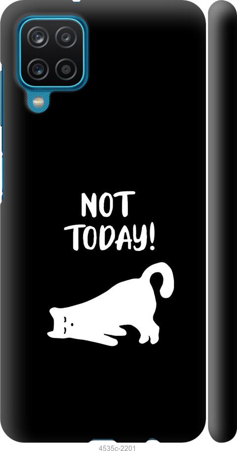 Чехол на Samsung Galaxy A12 A125F Уставший кот