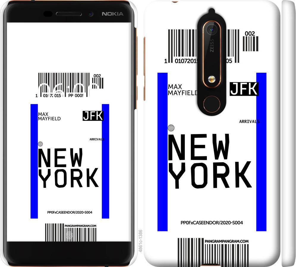 Чехол на Nokia 6.1 New York