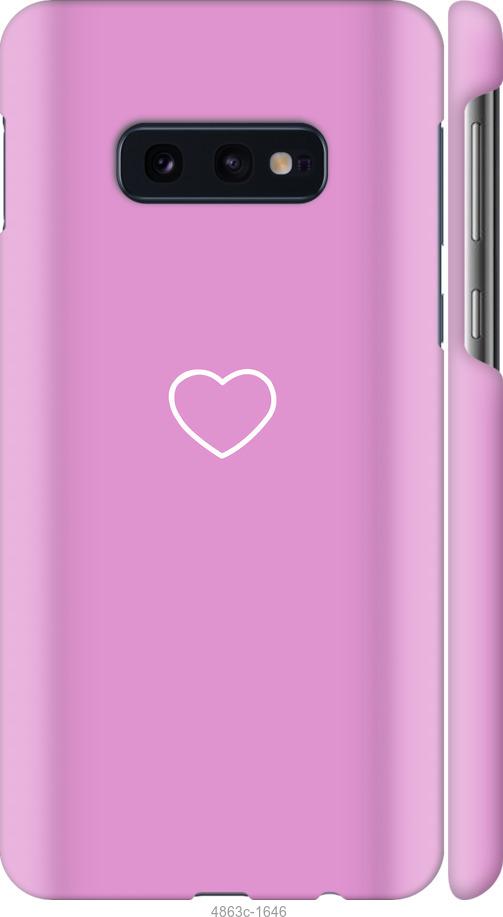 Чехол на Samsung Galaxy S10e Сердце 2