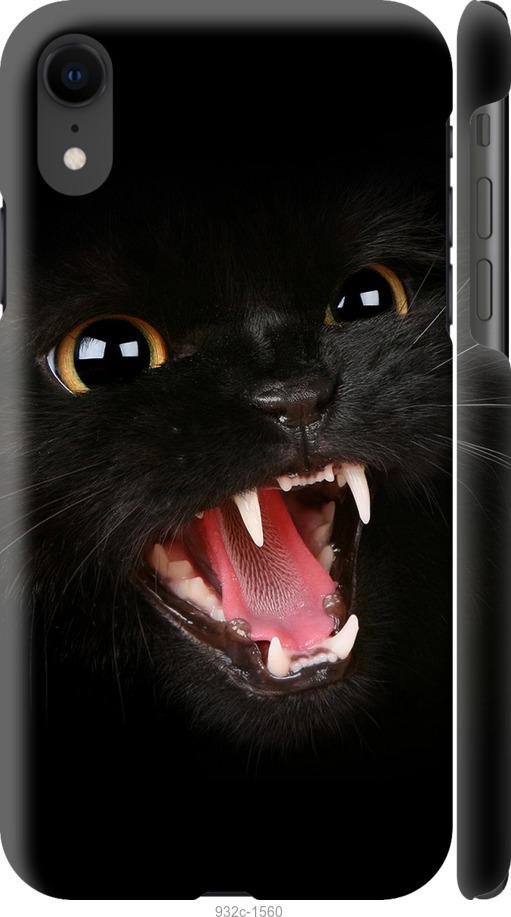 Чехол на iPhone XR Чёрная кошка