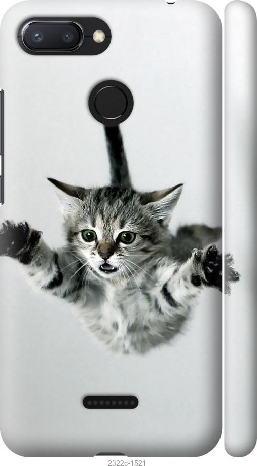 Чехол на Xiaomi Redmi 6 Летящий котёнок