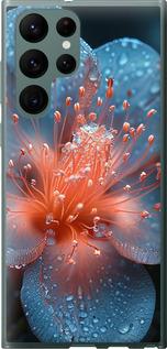 Чехол на Samsung Galaxy S22 Ultra Роса на цветке