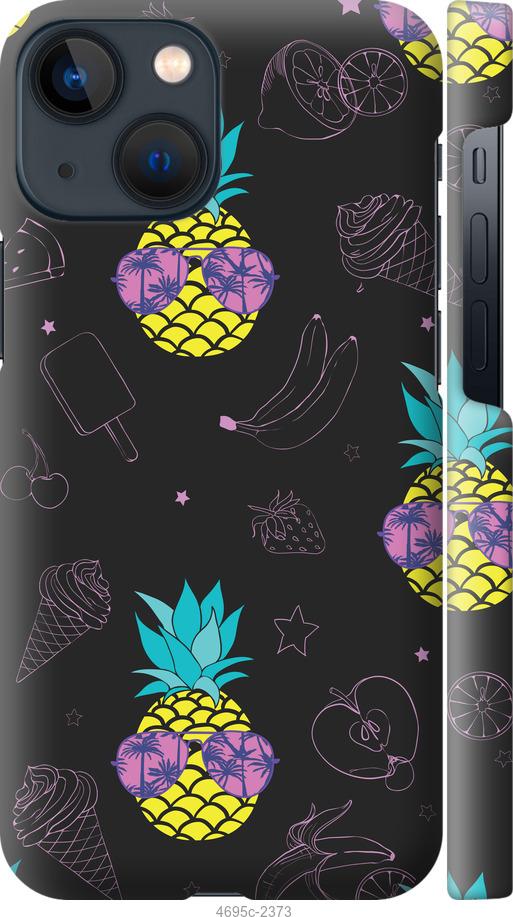 Чехол на iPhone 13 Mini Summer ananas