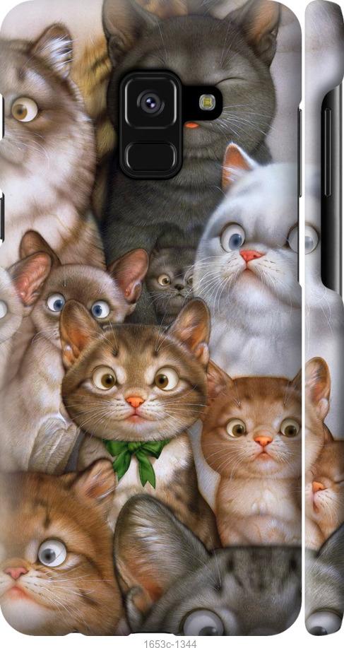 Чехол на Samsung Galaxy A8 2018 A530F коты