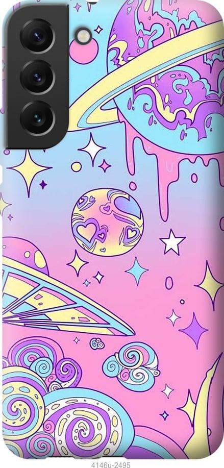 Чехол на Samsung Galaxy S22 Plus Розовая галактика