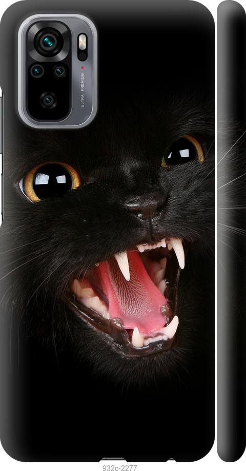 Чехол на Xiaomi Redmi Note 10 Чёрная кошка