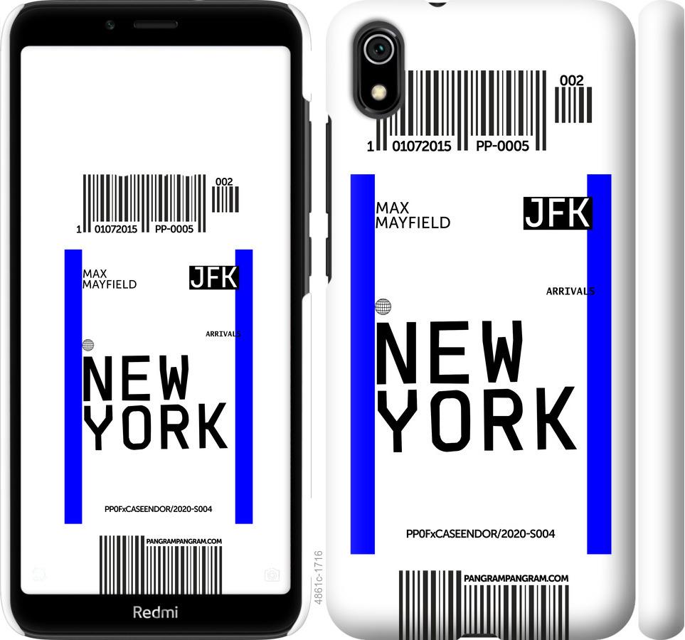 Чехол на Xiaomi Redmi 7A New York