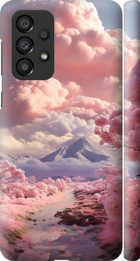 Чехол на Samsung Galaxy A33 5G A336B Розовые облака