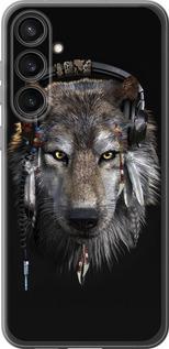 Чехол на Samsung Galaxy S23 FE Волк-меломан
