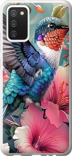 Чехол на Samsung Galaxy A02s A025F Сказочная колибри
