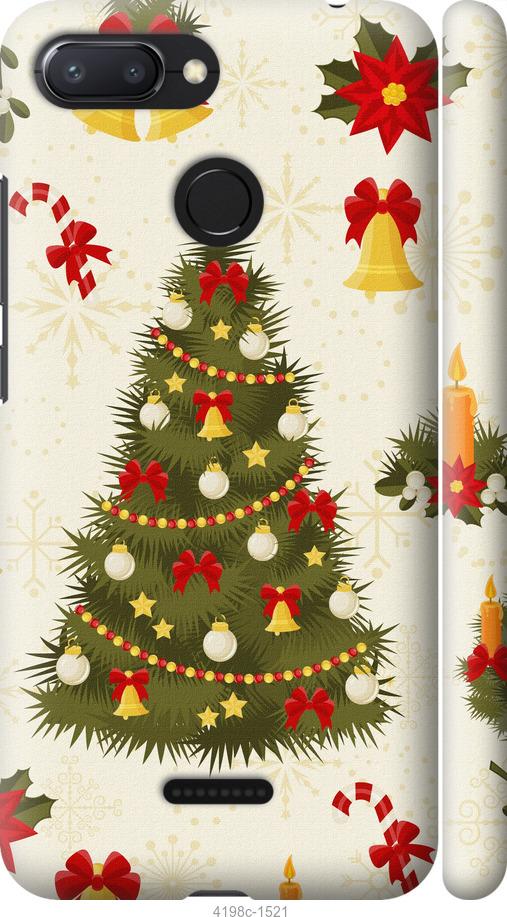 Чехол на Xiaomi Redmi 6 Новогодняя елка