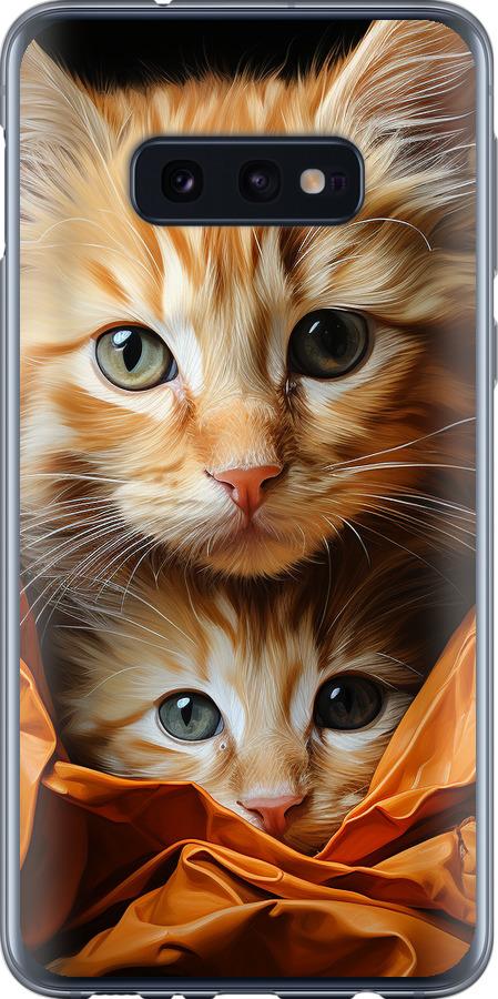 Чехол на Samsung Galaxy S10e Котики 2