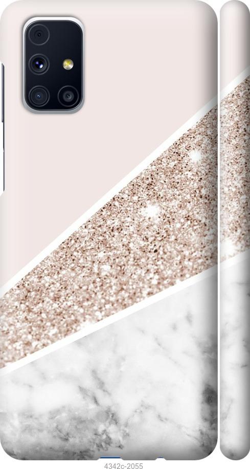 Чехол на Samsung Galaxy M31s M317F Пастельный мрамор